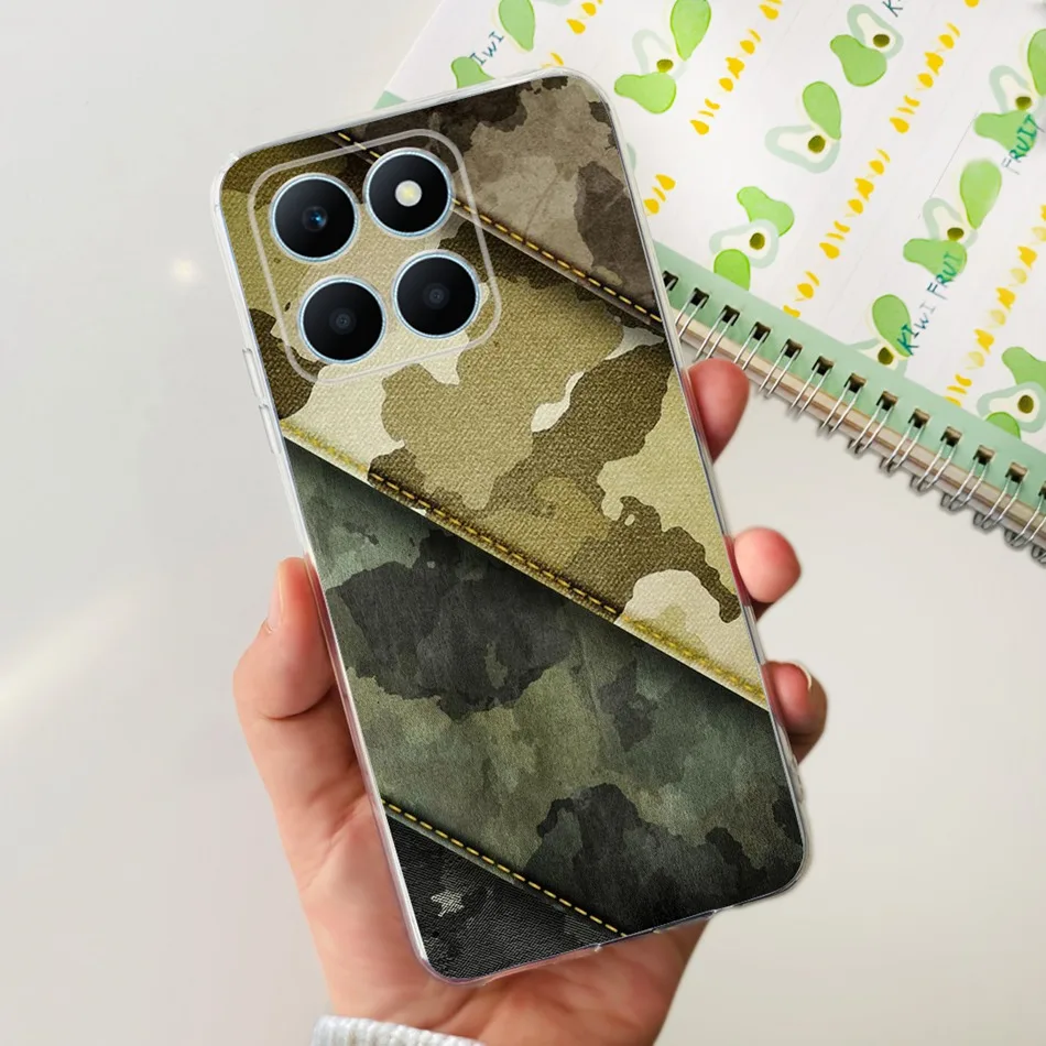 Elegant Pattern Soft Silicone TPU Phone Back Cover