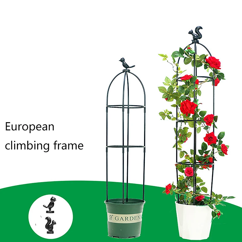

Garden DIY Flower Vine Climbing Plant Bracket Tomato Planter Protector Stand