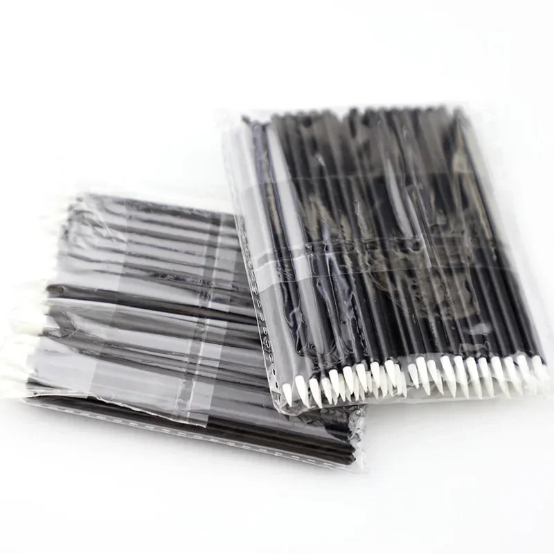 Cool 50/100 PCS Disposable MakeUp Lip Brush Lipstick Gloss Wands Applicator Make Up Must-Have Cosmetic Tools - 2
