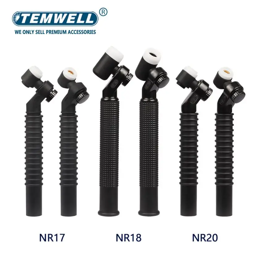 NR9 NR17 NR18 NR20 NR26 Tij Head 360&deg; Swivel Argon Air Cooled or Water Cooled Tig Torch Head Welding Body
