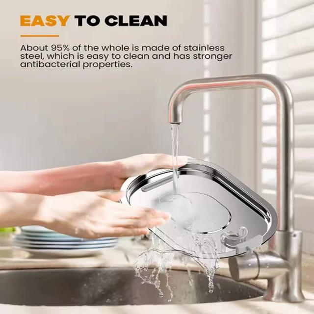 3.2L Cat Automatic Water Dispenser Smart Cat Fountain Pet Auto Water Feeder with Visible Window Dog Stainless Steel Water Bowl 5