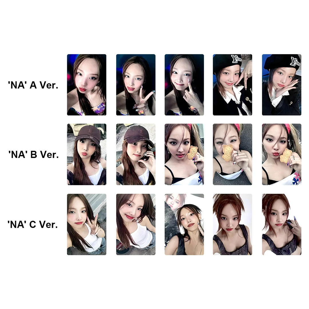 5Pcs/Set Kpop Idol Girl NaYeon New Album NA HD Printd Photocards High Quality Personal Cute Lomo Cards Fans Collection Gifts