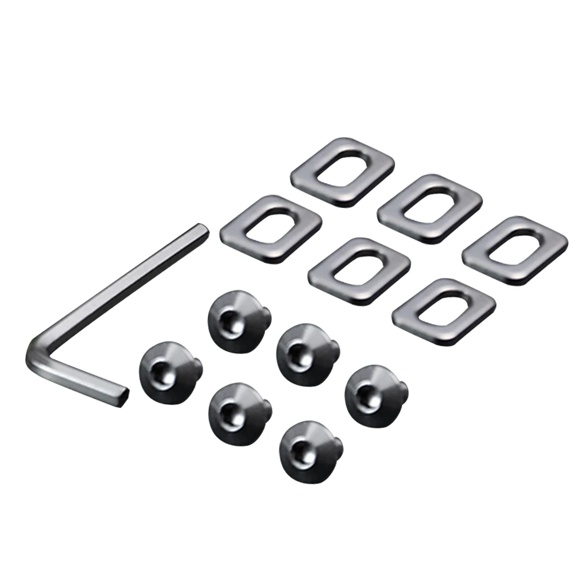 1 Set Road Bicycle Pedal Cleats Screw for Road Bike Pedals Cleats Self-locking Pedals Bolts  Screws Set Kit risk r8000 bike titanium screws bolts group set for bicycle derailleur system ultegra r8000 screw kit 49pcs ti bolts