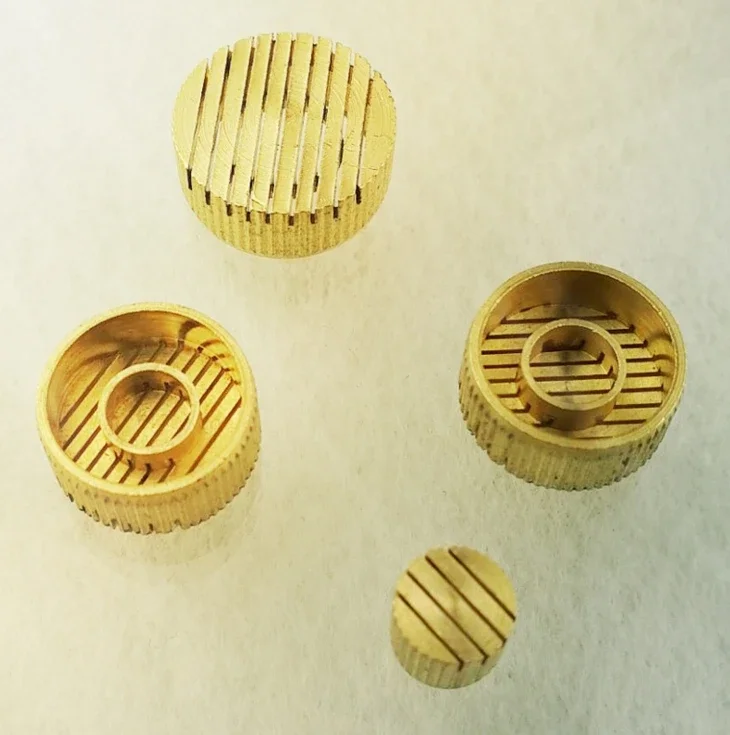 5pcs brass parallel standard exhaust plug for automobiles strip gap exhaust plug for automobile casting mold