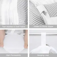 1/2PCS Laundry Washing Shoes Bag Protector Fluffy fibers Polyester Washing Shoes Machine Friendly Laundry Bag Drying Laundry Bag 2