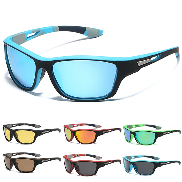 Polarized Fishing Sunglasses Cycling Men's Driving Shades Male Sun Glasses  with Sunglasses Box Hard Eyeglasses Case - AliExpress