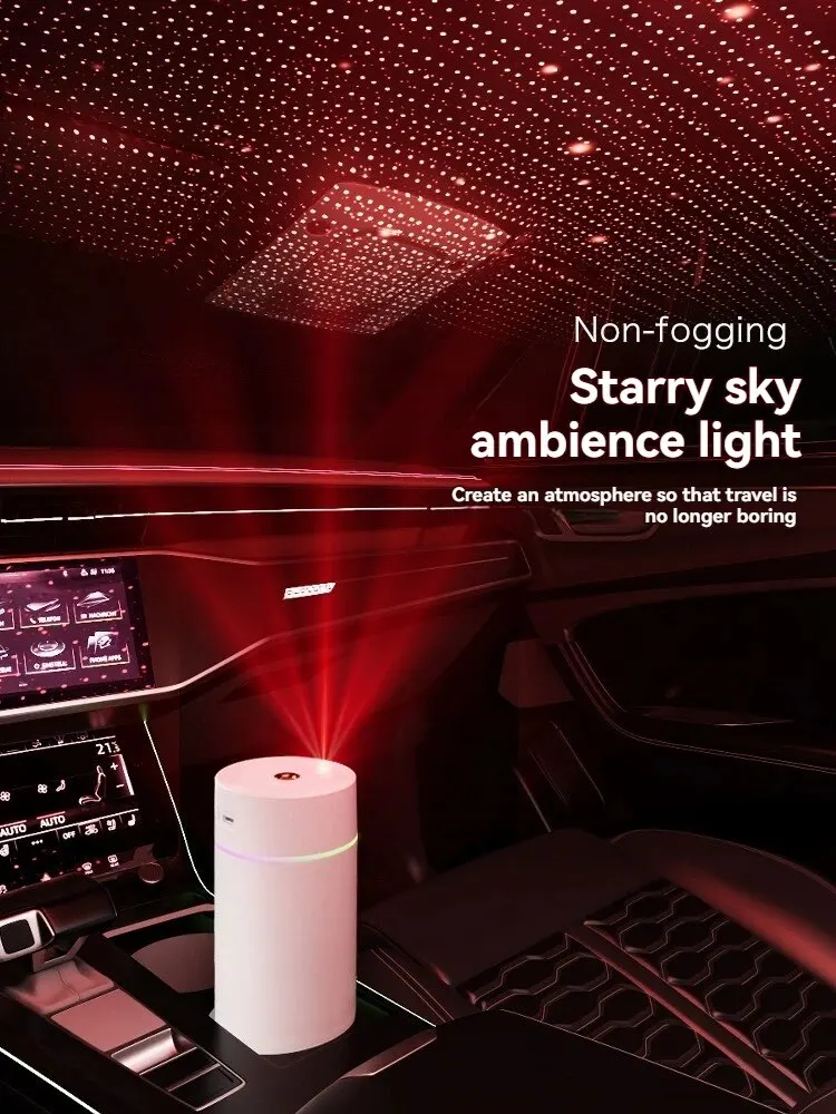 Star Projection Car Humidifier Portable Small Large Fog Volume Home Bedroom Aromatherapy Atmosphere Light Humidifier air humidifier