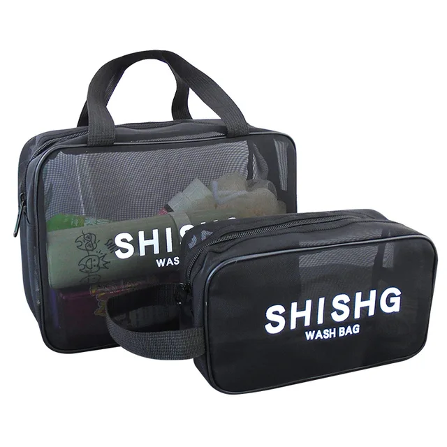 여름 휴가에 필수적인 다목적 휴대용 메쉬 비치 가방