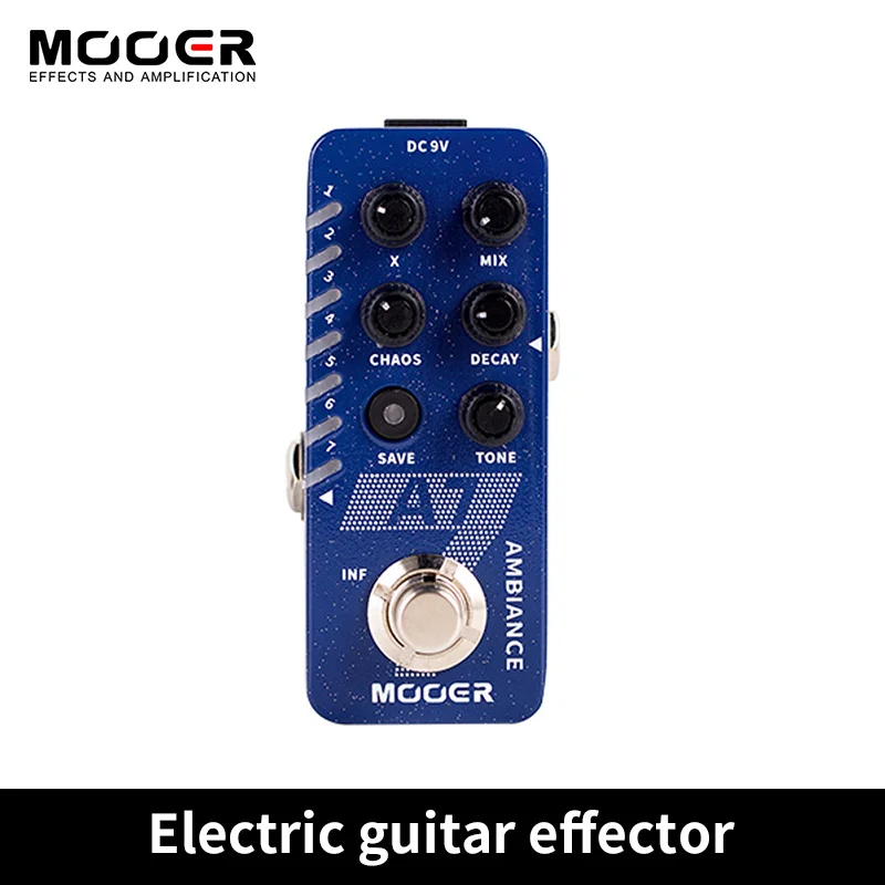 MOOER A7 アンビエンスリバーブエフェクター Amazon.com: MOOER A7 Reverb Guitar Pedal Ambiance Versatile