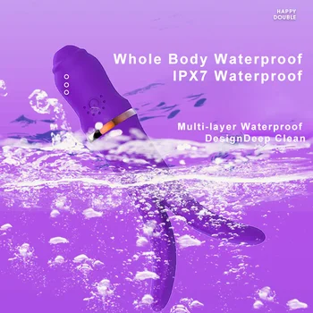 7 Modes Sexual Tongue Licking Vibrator Fork Stick Clitoris G-Spot Stimulation Female Masturbation Sex Toy Dildo for Women 3