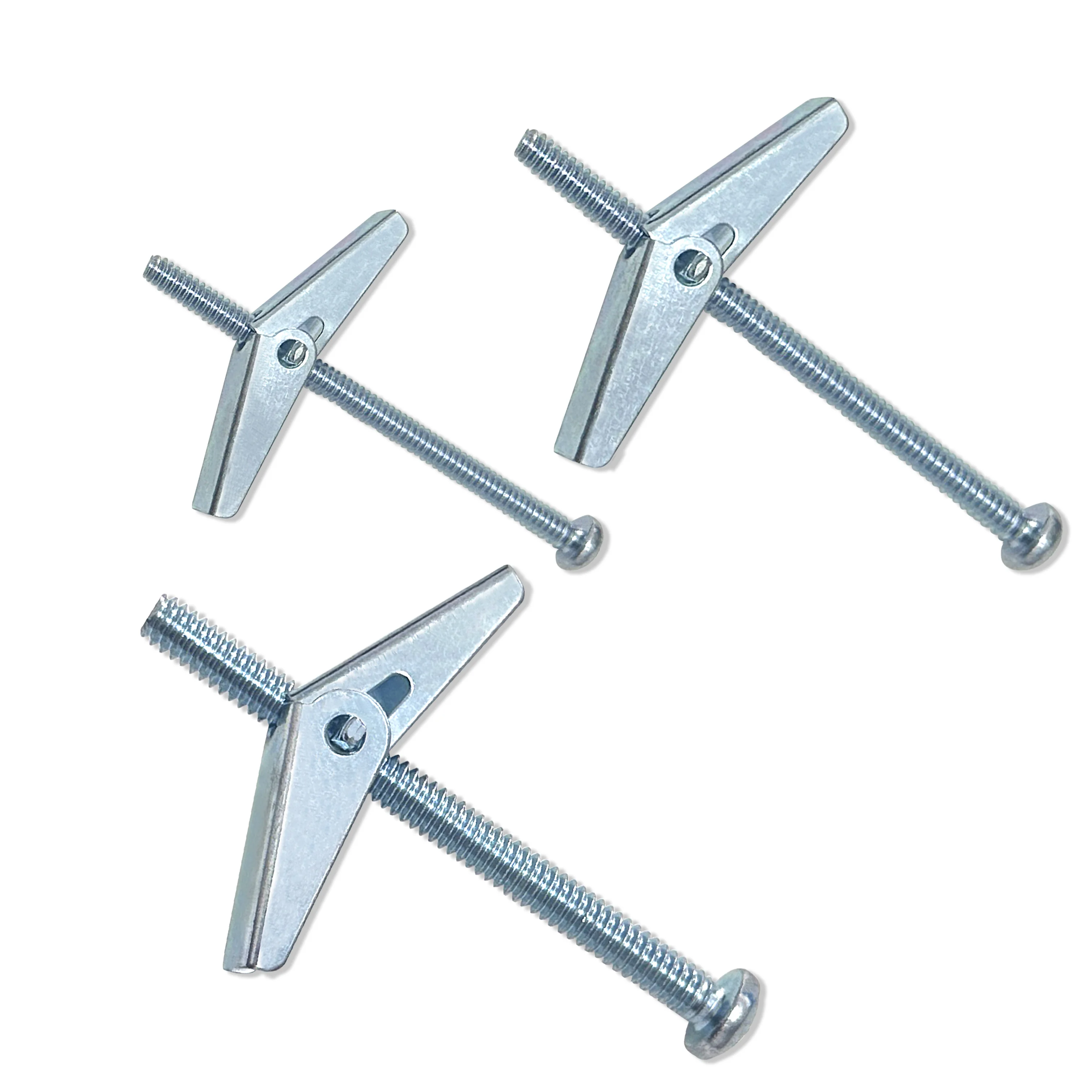 Toggle Bolt and wing Nut for Hanging Heavy ltems on Drywwall M3.4 M4.4 M6 Orchid clip iron aircraft nut bolt 15pcs