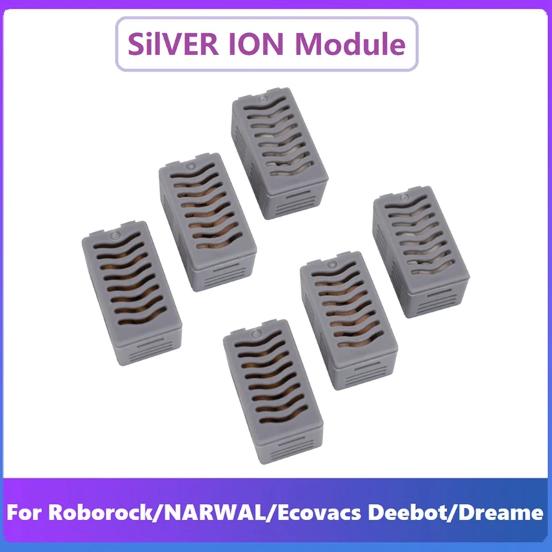 

Bacteriostatic Silver Ion Module For Roborock/Narwal/Ecovacs Deebot/Dreame Robot Vacuum Cleaner Water Tank Parts