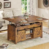 Lift Top Coffee Table, 4 in 1 Convertible Coffee Tables with Storage and Hidden Compartment for Living Room 1