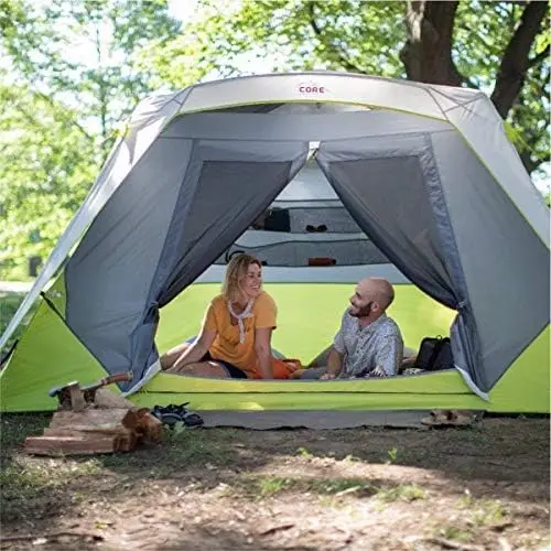 Core 6 Person Instant Cabin Tent, Green