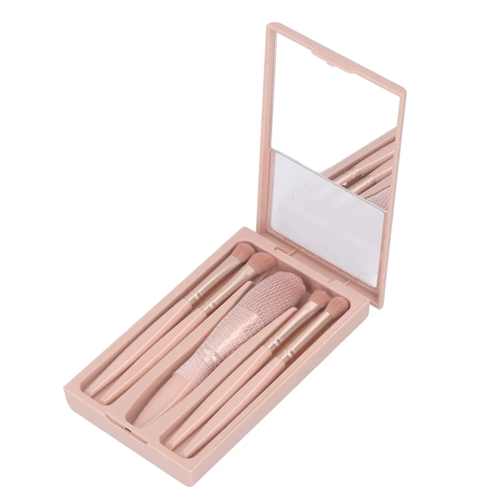 

Makeup Brush Set with Mirror Box for blush - Easy to Use, Fast Drying, Soft, Versatile and Well-Crafted