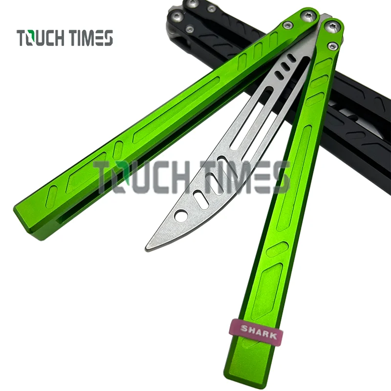 ARMED SHARK Barebones Clone Balisong Butterfly Trainer Knife Aluminum  Channel Handle Bushings System Outdoor Safe EDC - AliExpress