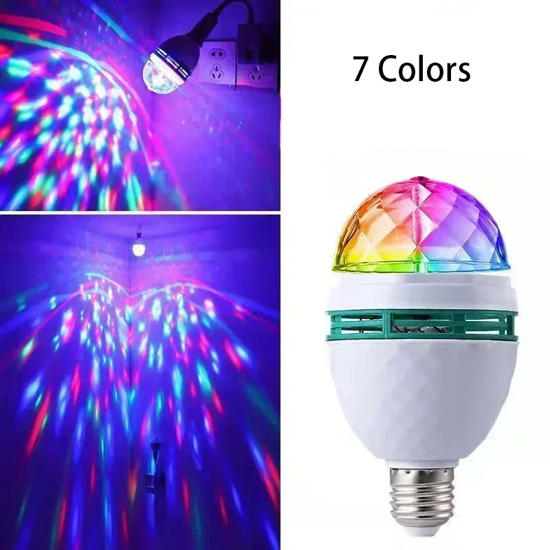 Disco Light Rotating RGB Party Lamp