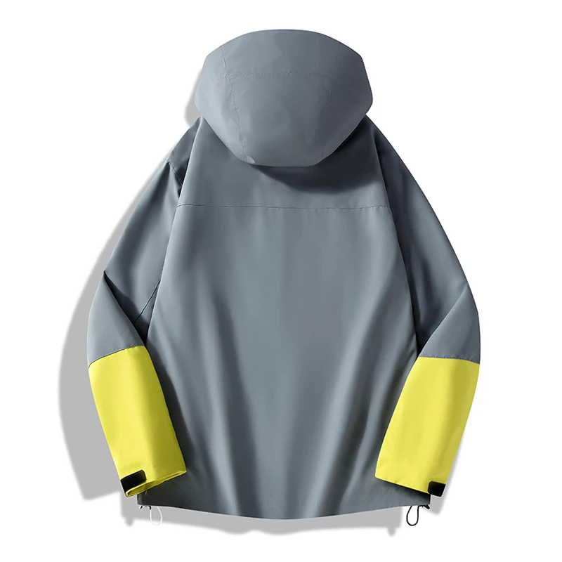 Unisex Soft Waterproof Jacket Lightweight Windproof Hiking Coat Outdoor Sports Breathable Raincoat for Running Camping EUMERGX