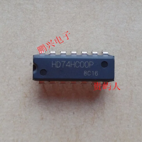 

10PCS/LOT HD74HC00P IC DIP-14