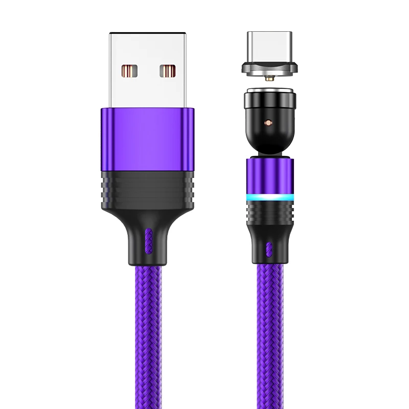 Magnetic 540° Rotating USB Type C Charging Cable - Available in 3m/2m/1m Lengths