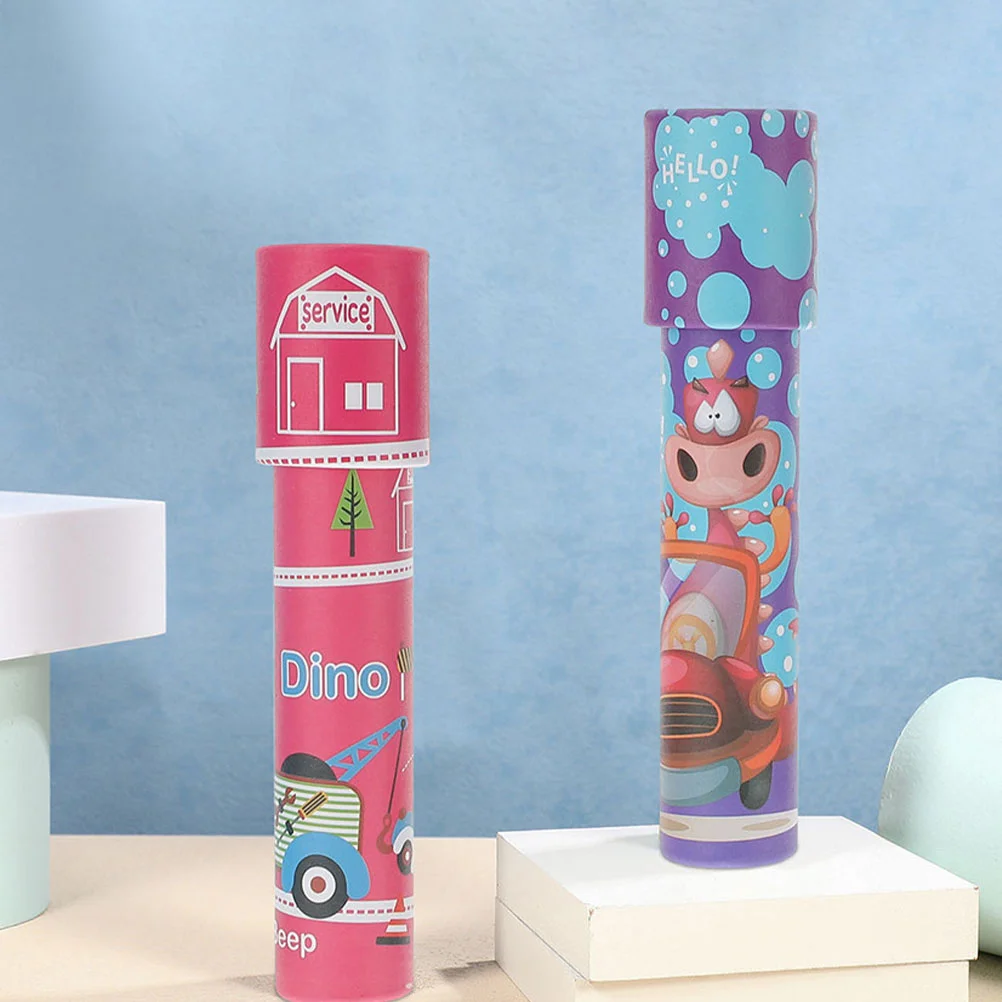 Children Toys 10 Pcs Kaleidoscope Portable Paper