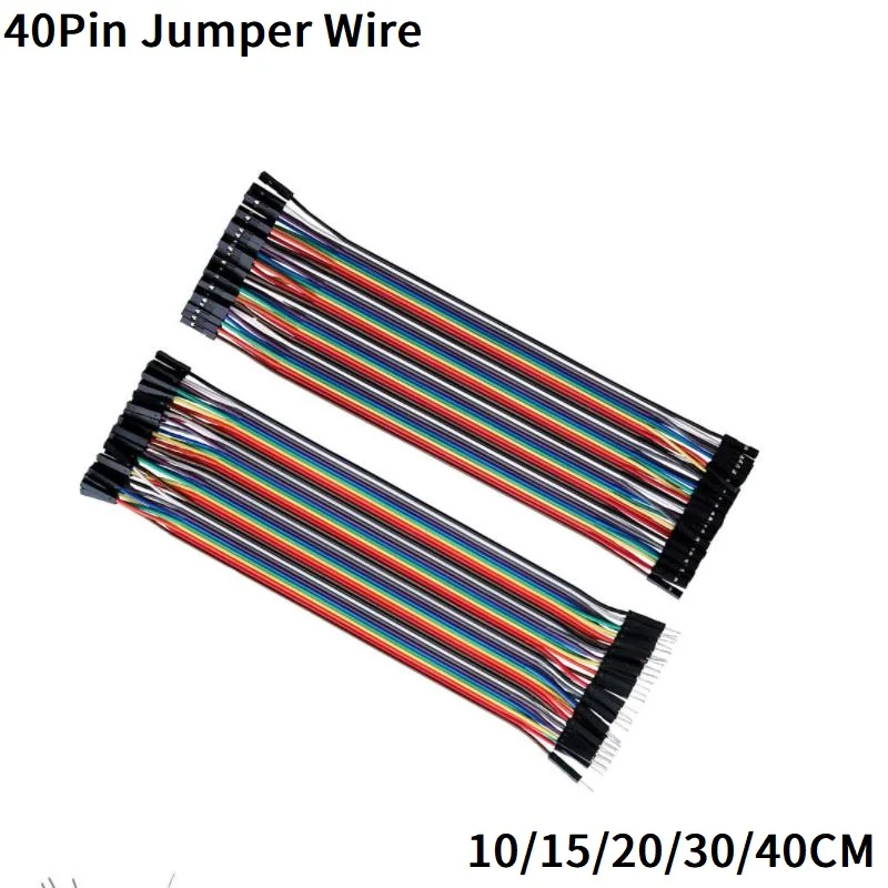 Jumper Wire Pins Masculino para Masculino Feminino para Feminino Cabo Kit Faça Você Mesmo Electron Line 2.54 mm para Pcb Arduino 10cm 20cm 30cm 40cm 40pin