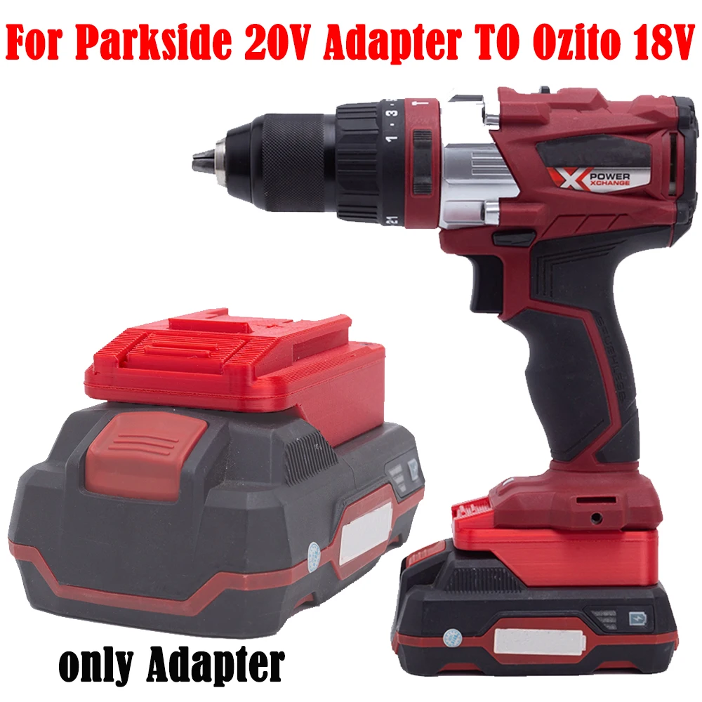 For Parkside Lidl X20V Battery Adapter Compatible With for Ozito