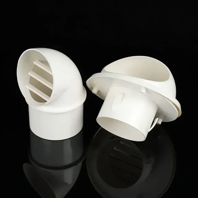 New PVC Ventilation Exhaust Grille round Wall Ceiling Air Vent Grille Ducting Cover Outlet Heating Cooling Waterproof Vent Cap 3