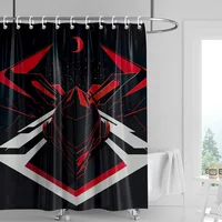 Car Pattern Shower Curtain Waterproof Bathroom Partition Curtain Bathroom shower curtain hooks 90x180cm 180x200cm 1