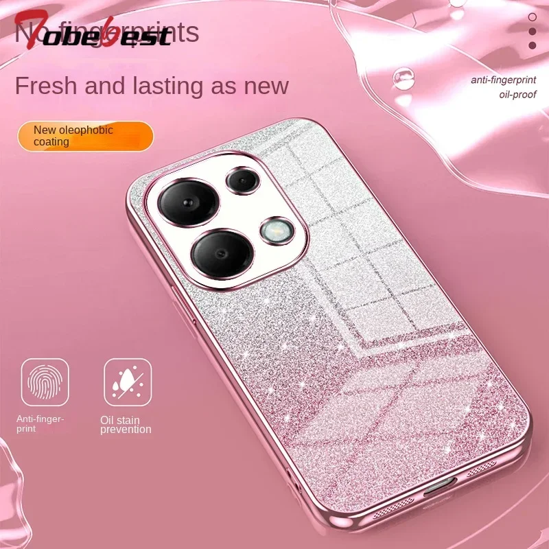 Soft Silicone Bling Glitter Plating Phone Case