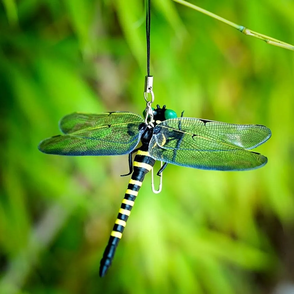 

Simulation Dragonfly Mosquito Repellent Insect Model Outdoor Hanging Ornament Realistic Animal Model Imitation Dragonfly Pendant