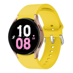 Sport Silicone Strap Band for Smartwatches - Universal Fit and Stylish Design (Yellow)