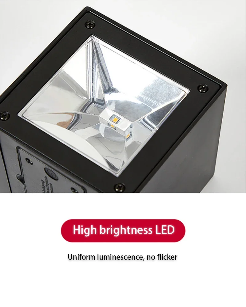 LED Solar Licht Outdoor Garten quadratische Wand lampe Sonnenlicht Sensor IP65 wasserdicht Innenhof Hof Balkon Zaun Dekoration Lampen – Detail 9