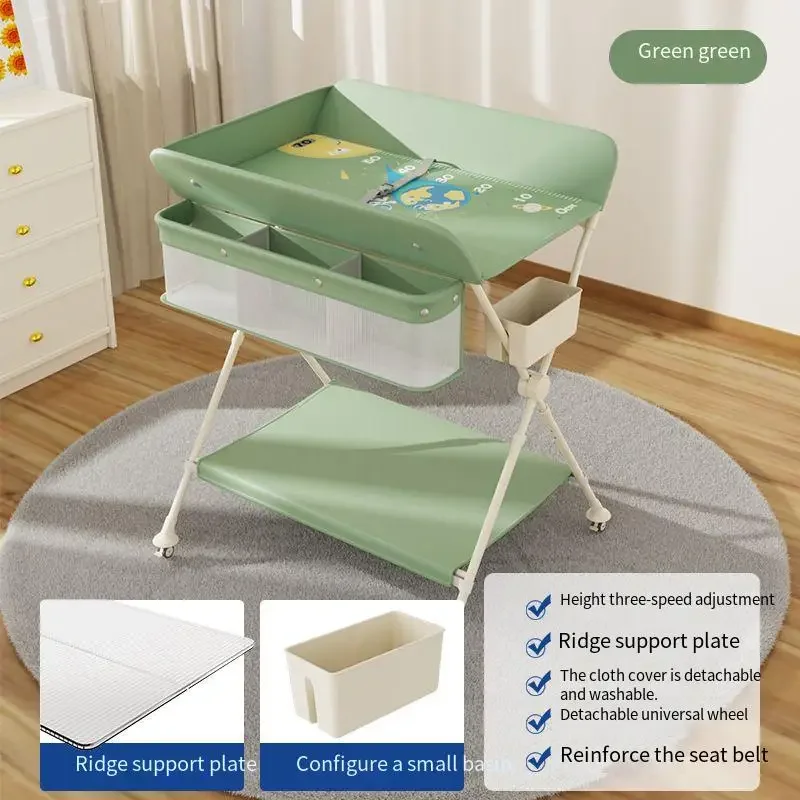 

Portable Baby Diaper TableFoldable Baby Massage and Touch TableNewborn Nursing TableMultifunctional Baby Diaper Changing Table