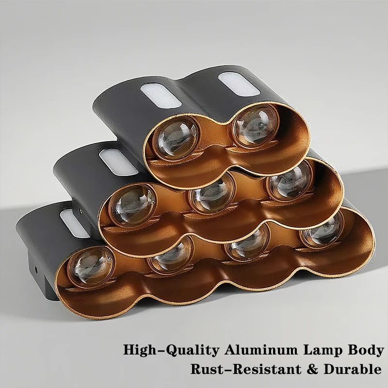 Wall Lights IP65 Outdoor Indoor Waterproof 6W-11W Surface Mounted Modern Interior Wall Light for Garden Corridors Rooms Decor