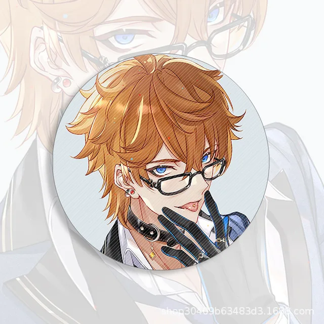 58mm Game Genshin Impact Brooch Pin Xiao Kaedehara Ayaka Baal Raiden Shogun Cosplay Badge Accessories For Clothes Backpack Gift 4