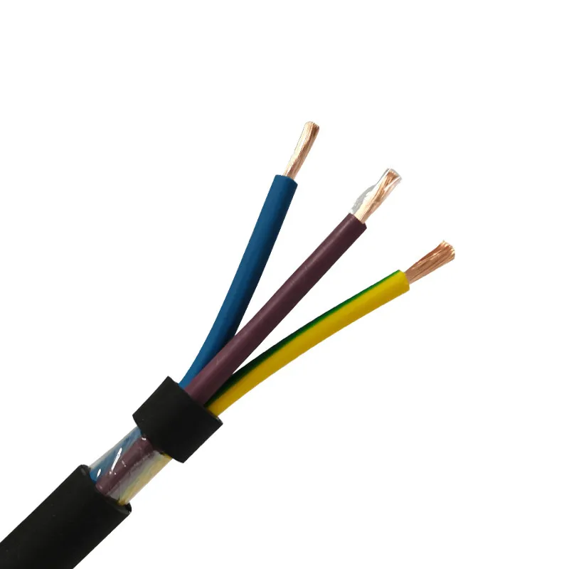 야외 방수 유연한 수중 펌프 케이블, JHS 세미 고무 케이블, 5 m, 20awg, 18awg, 17awg, 15awg, 13awg, 9awg, 2, 3, 4, 5 코어