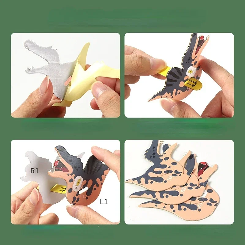 Jurassic World Dinosaur 3D Educational Paper Puzzle