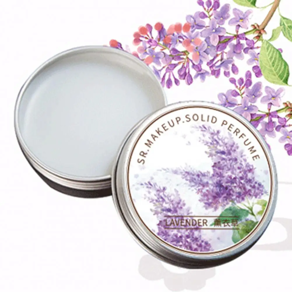 Women Solid Perfume Chinese Style Body Aroma Balm Long-lasting Rose Lavender Floral Fragrance Solid Balm Body Deodorant Supplies