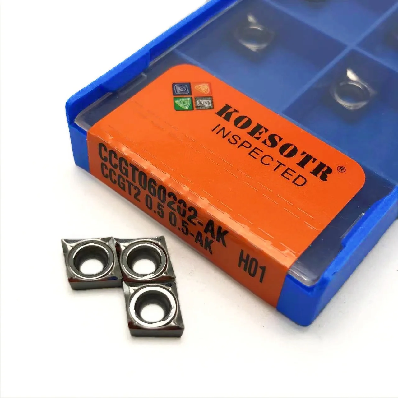 CCGT060204 08 AK H01 10개 알루미늄 절삭 블레이드 CCGT 060204 절삭 공구 터닝 공구 인서트 CNC 공구 AL +TIN 합금 목재용