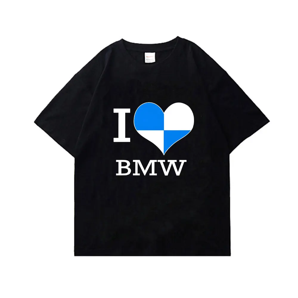 Футболка COOL Car BMW для мужчин и женщин, 100% хлопок, повседневный Топ, лидер продаж 2023, футболки с коротким рукавом, летняя одежда для мальчиков и девочек