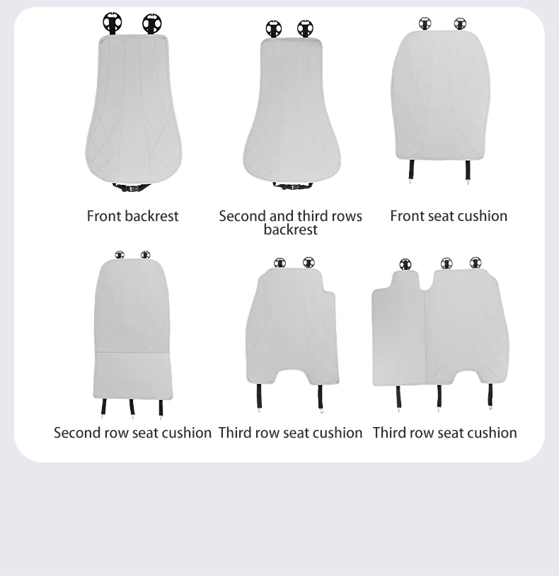 For BYD DENZA D9 2025 2024 Nappa leather seat cover seat cushion Breathable comf