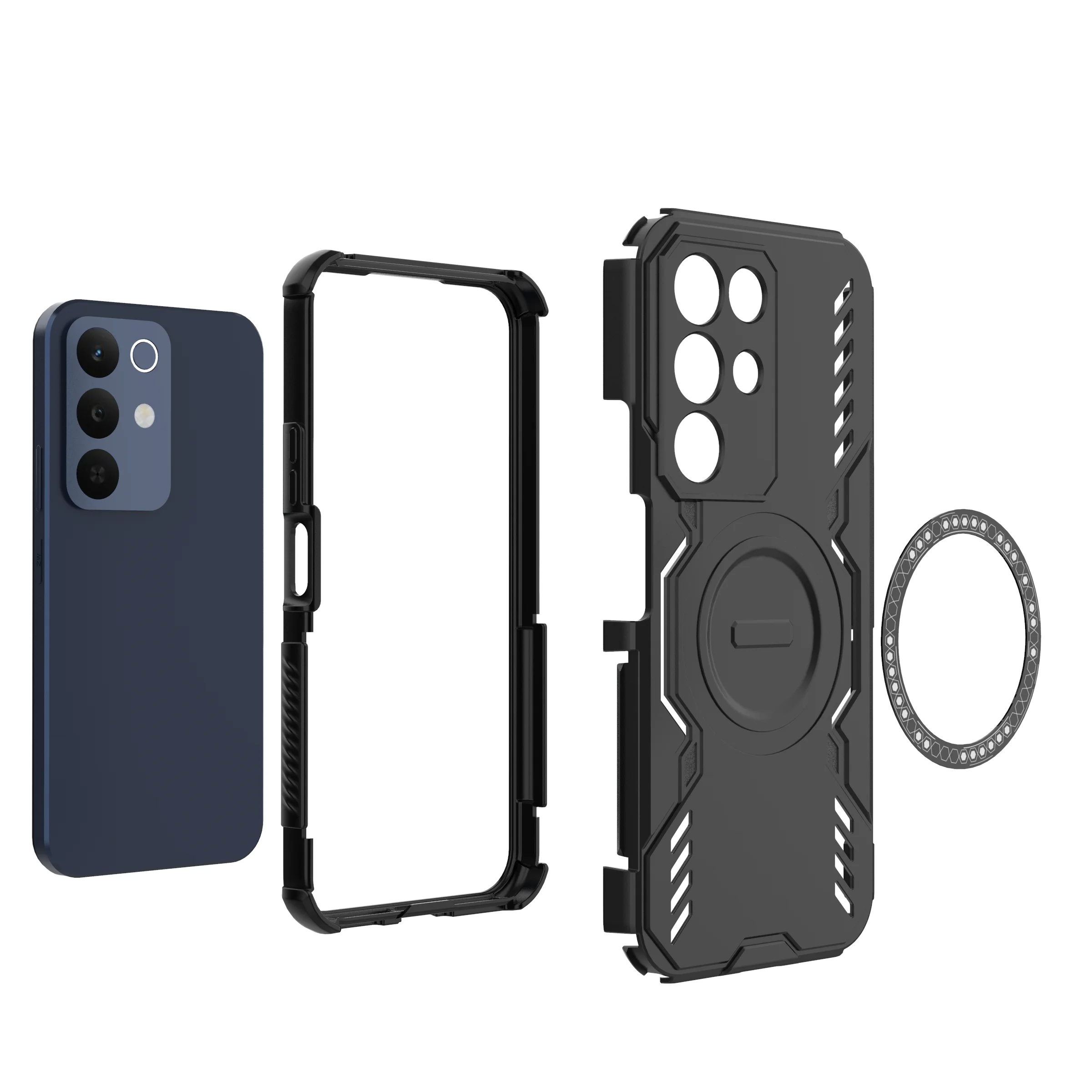 Enhanced Heat Dissipation Magnetic Shockproof Case - Matte Finish