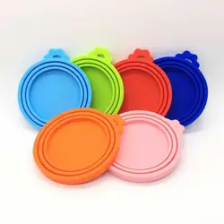 3/2/1PC Silicone Canned Lid Sealed Feeders Food Can Lid For Puppy Dog Cat Storage Top Cap Reusable Cover Lid Health Pet Supplies