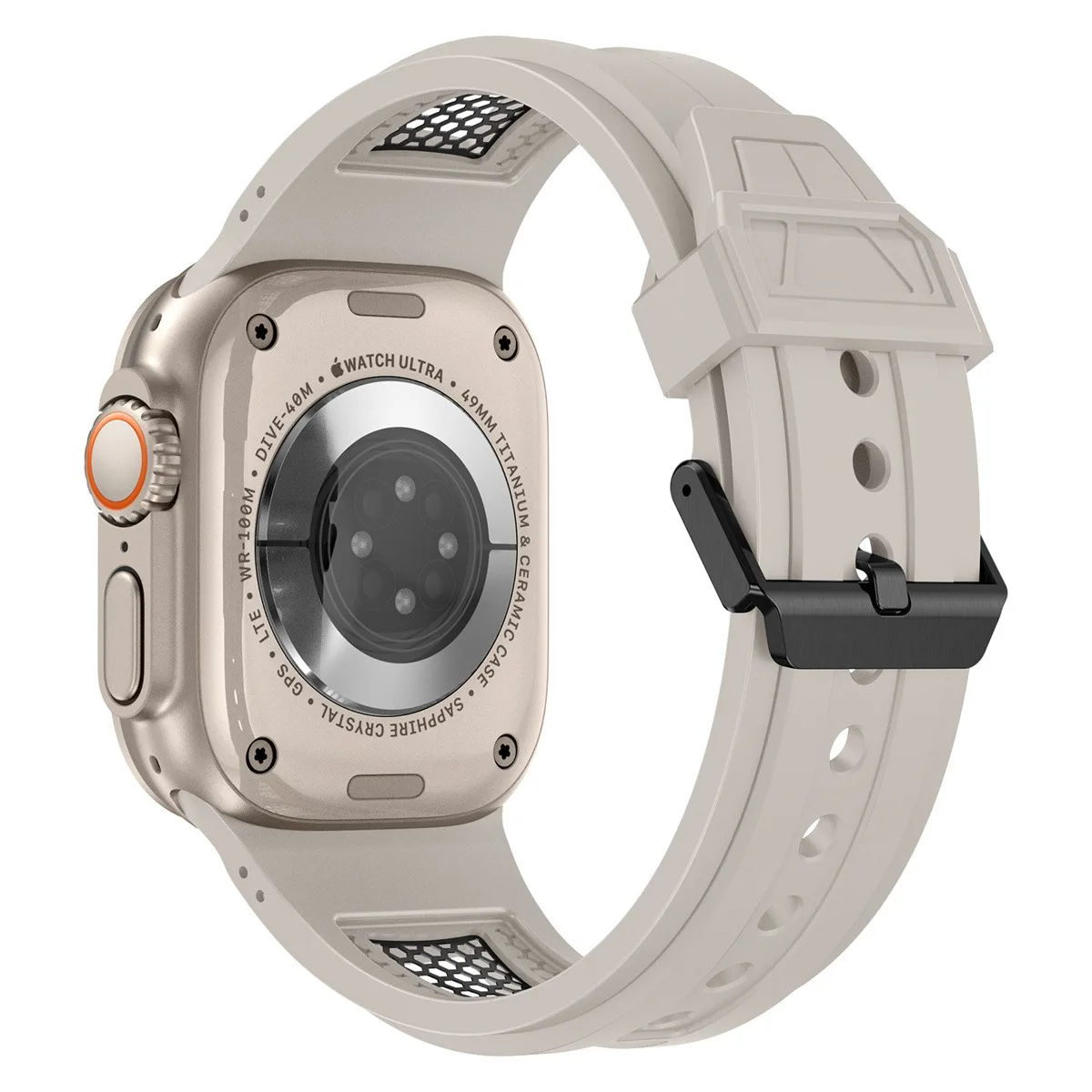 Uhrenarmband für iWatch 42/44/45/49 mm, modisches Metallarmband für die Uhrenserie Ultra2 Se 9/8/7/6_voghion.com