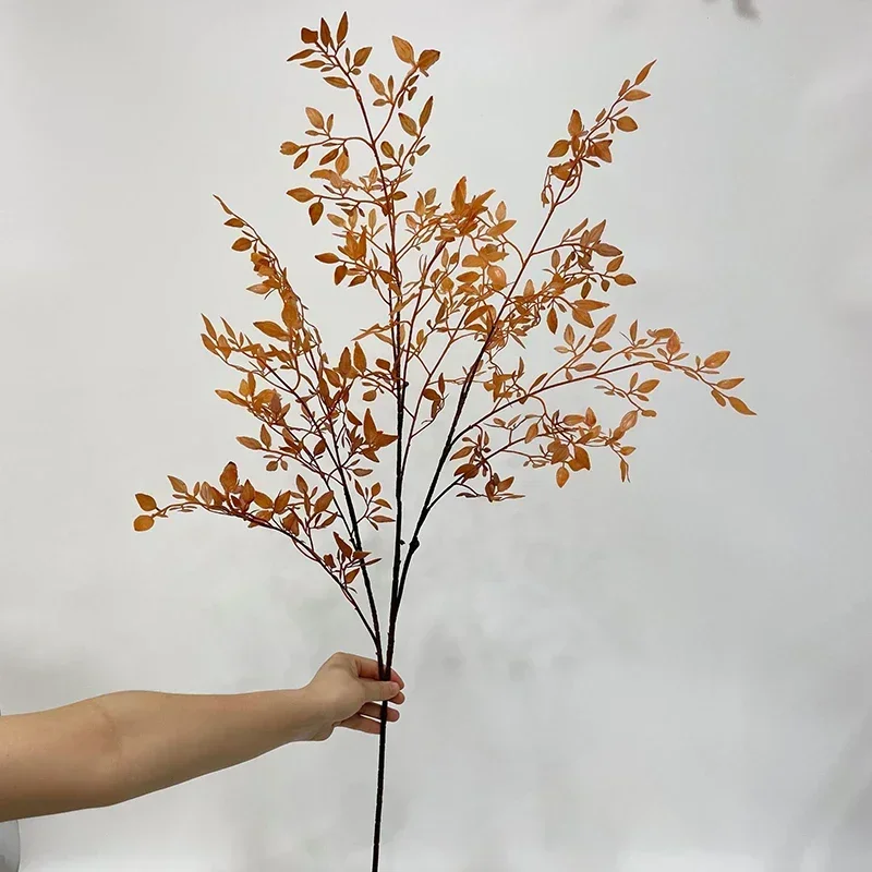 Description Picture 2 of item110cm Large Artificial Palm Tree Tropical Plants Branch Plastic Fake Leaves Green Nandina For Christmas Home Garden Room Decor