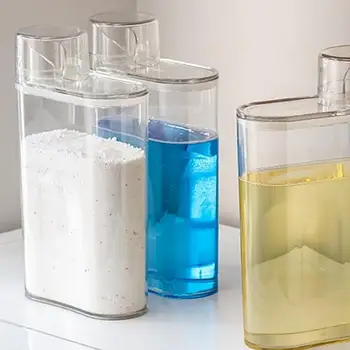 리필 가능한 액체 세탁 세제 디펜서, 원단 유연제 용기, 세탁 세제 디스펜서, 분말 유연제