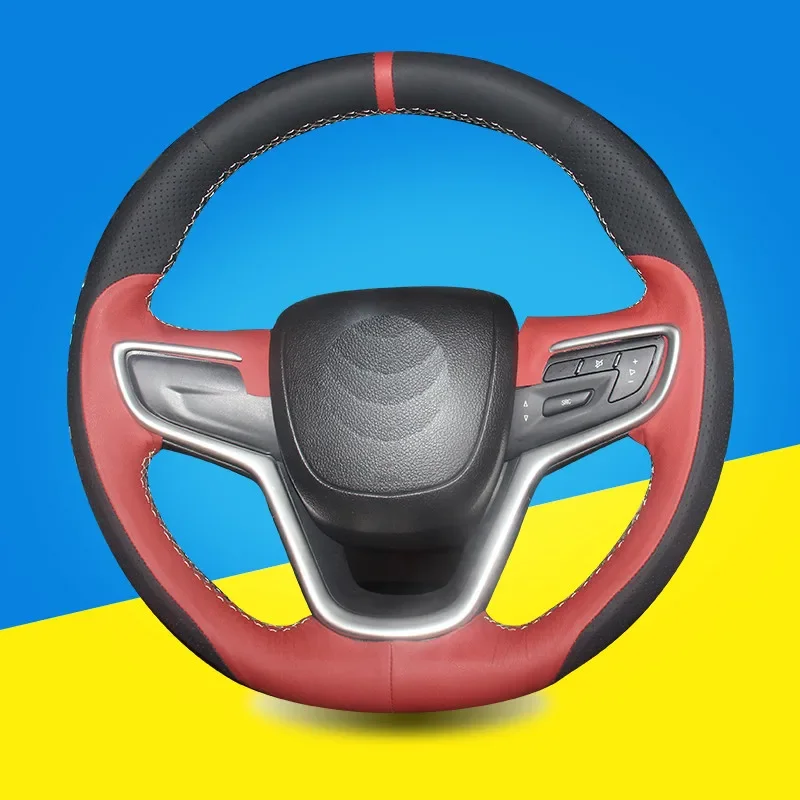 

Auto Braid On The Steering Wheel Cover for Buick Excelle 2015-2017 Car Braiding Steering Wheel Covers