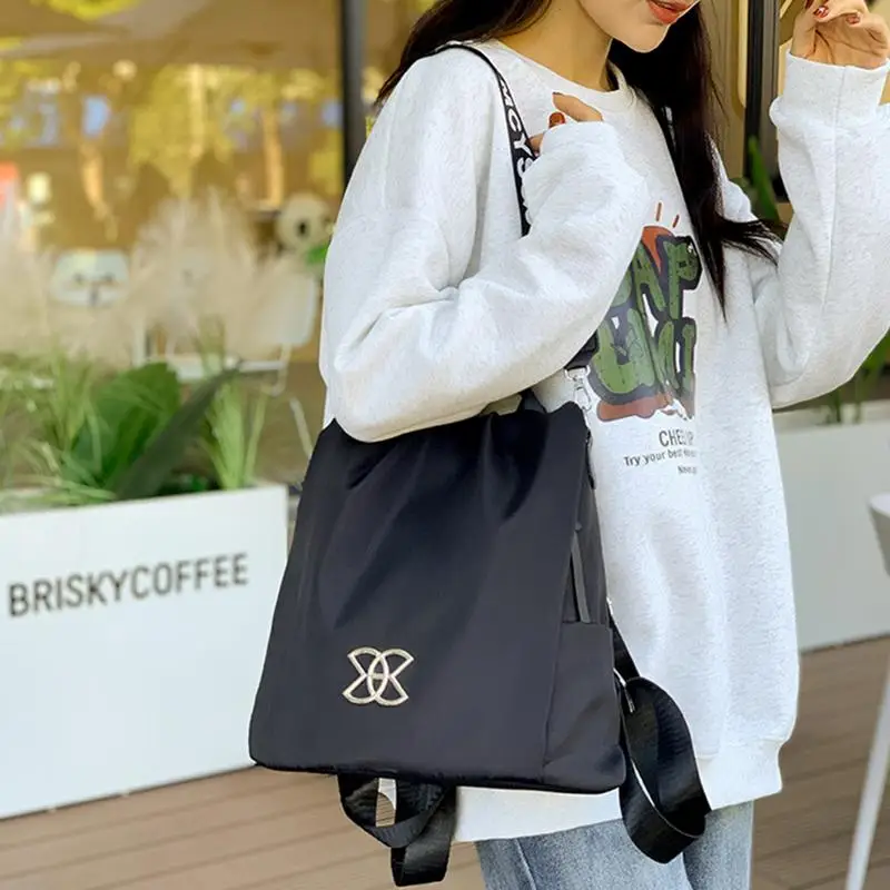 Multipurpose Hobo Purse Women Shoulder Backpack Anti-theft Mini Casual Daypack Purse Portable Travel Bag For Business Trips