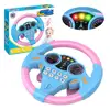 Electric Simulation Steering Wheel Toy With Light And Model Vocal Sound Simulation Toy Children's Steering Educational Whee T1A0 6